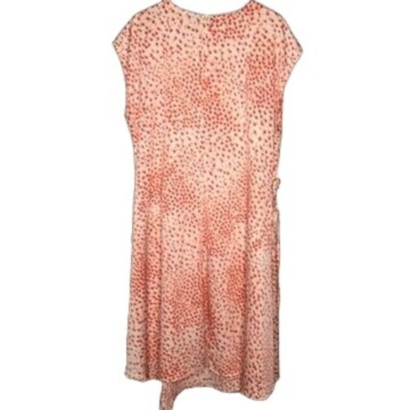 Worthington Polka Dot Dress XL Multicolor Party Office Cottage Retro Glam - Picture 2 of 8